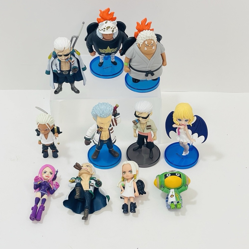 Banpresto ONE PIECE Figure Lot Set WCF Smoker Egghead Stussy Bonney Lot of 11